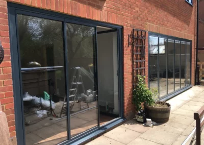 frameless sliding doors external