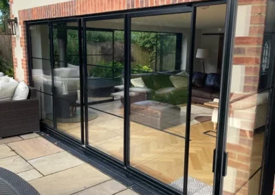 Tilt and slide patio doors installed in a home in the UK