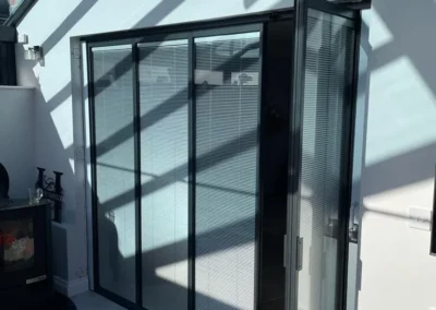 Ultra slim bifolding doors