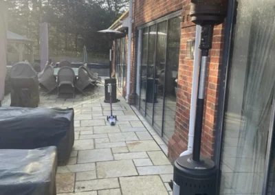 Ultra slim bifolding patio doors installation in the UK