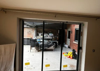 Ultra slim bifolding patio doors
