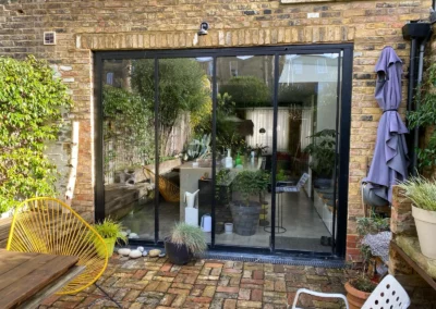 Garden views with ultra slim bifold doors