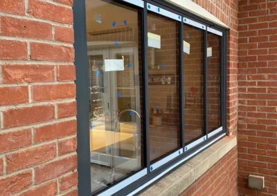 Ultra thin bifold windows