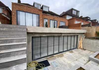 Ultra slim bi folding doors installed in a UK home