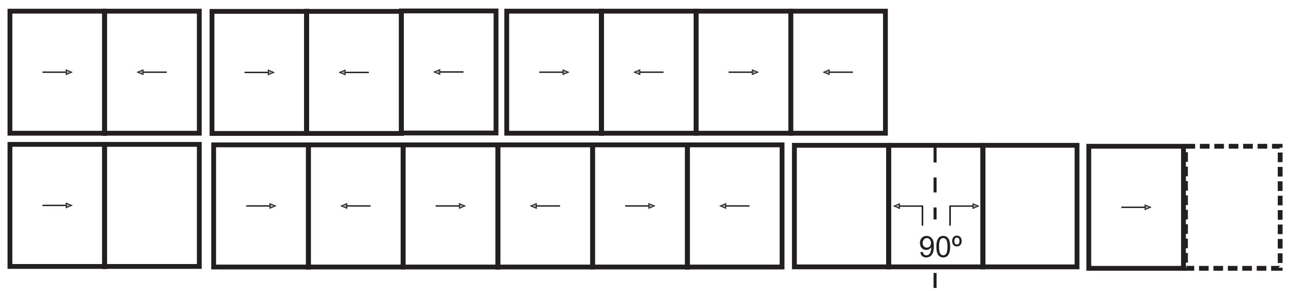 Slimline sliding patio doors opening possibilities