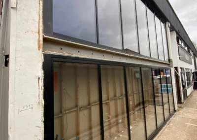 commercial property gym ultra slim bifolding doors 2