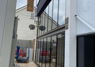 commercial property gym ultra slim bifolding doors 3