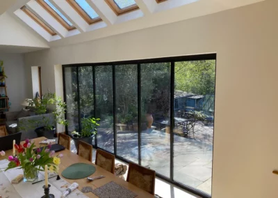 ultra slim patio doors dining room