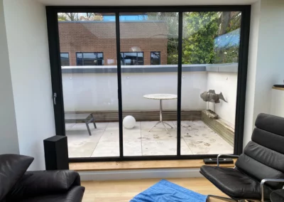 ultra slim pivot and turn doors balcony 2