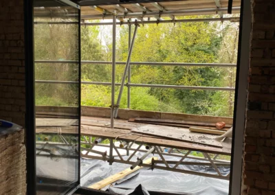 ultraslim doors small installation