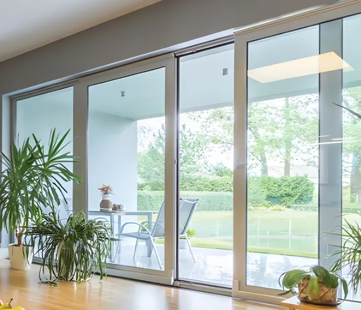 Sliding doors, an often cheaper bifold door alternative