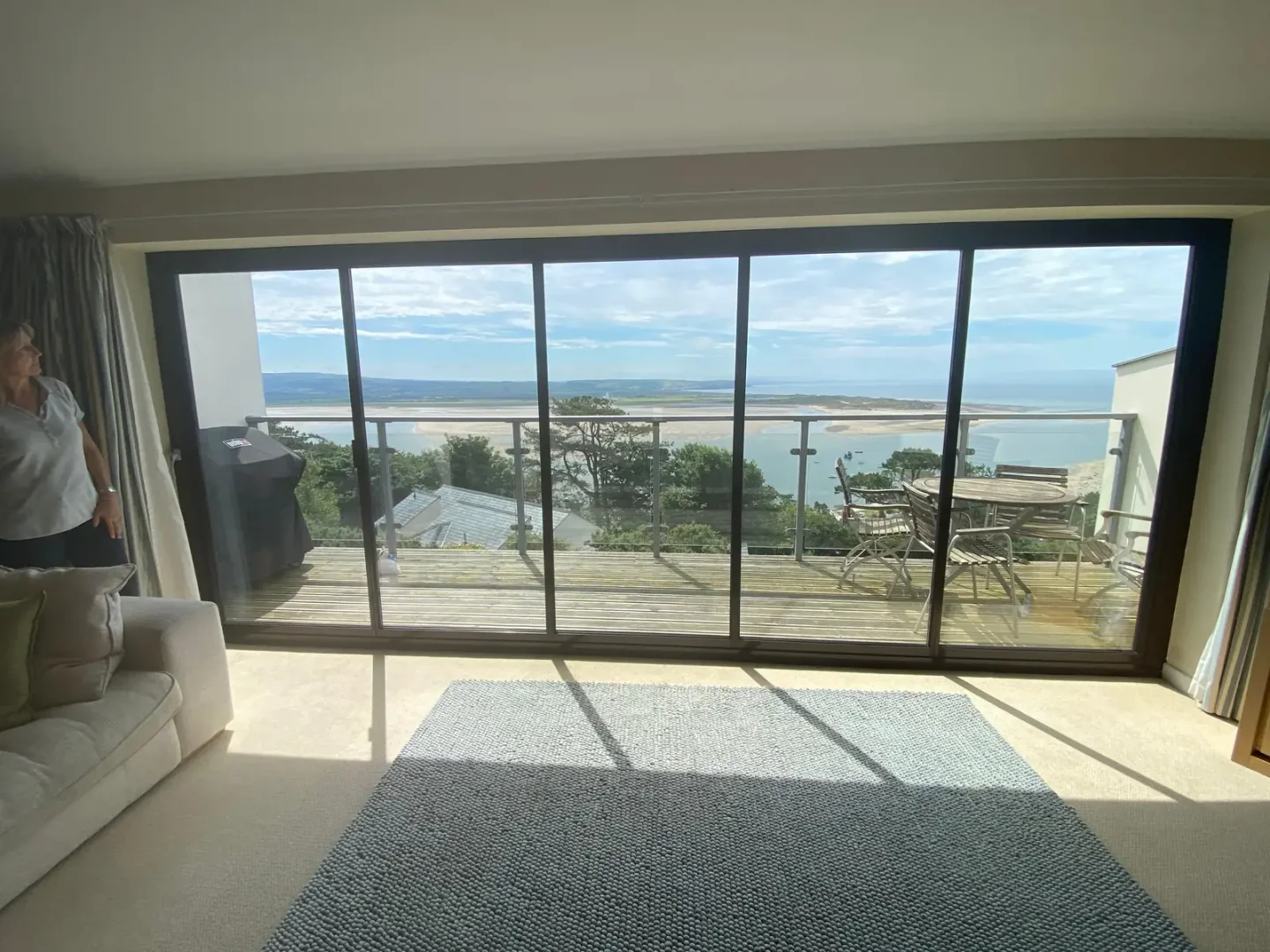 wide sliding balcony doors