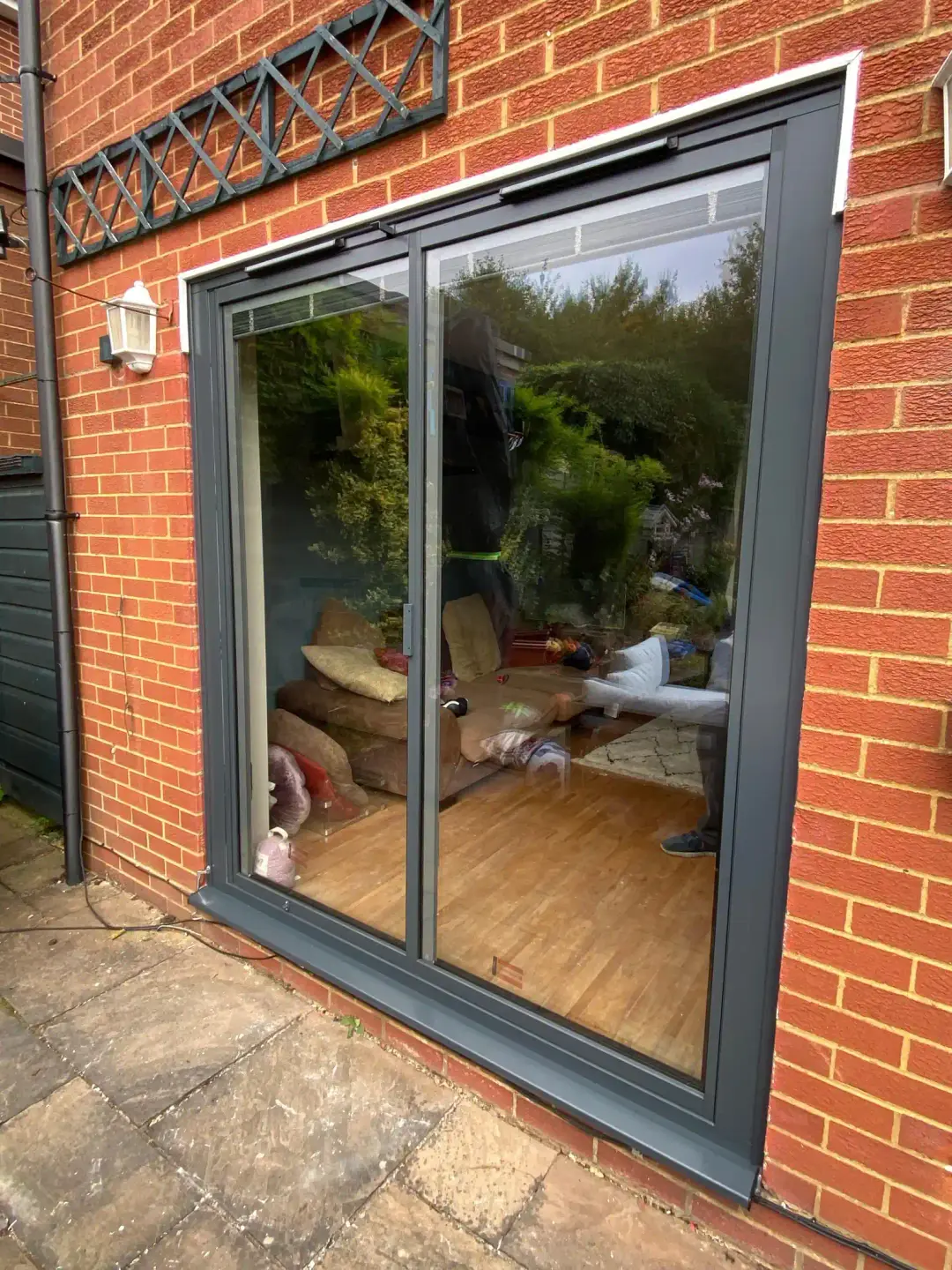 2 door space saving folding doors