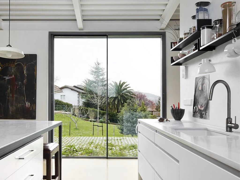 kitchen glass doors